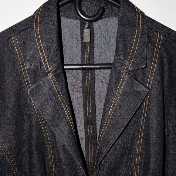 Bisou Bisou Deep Indigo Denim Jacket - Picture 3 of 7